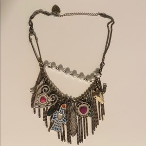 Betsey Johnson Charm necklace